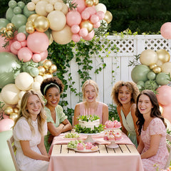 CROSSFINGERS gold 10 inch balloons for festive accents.