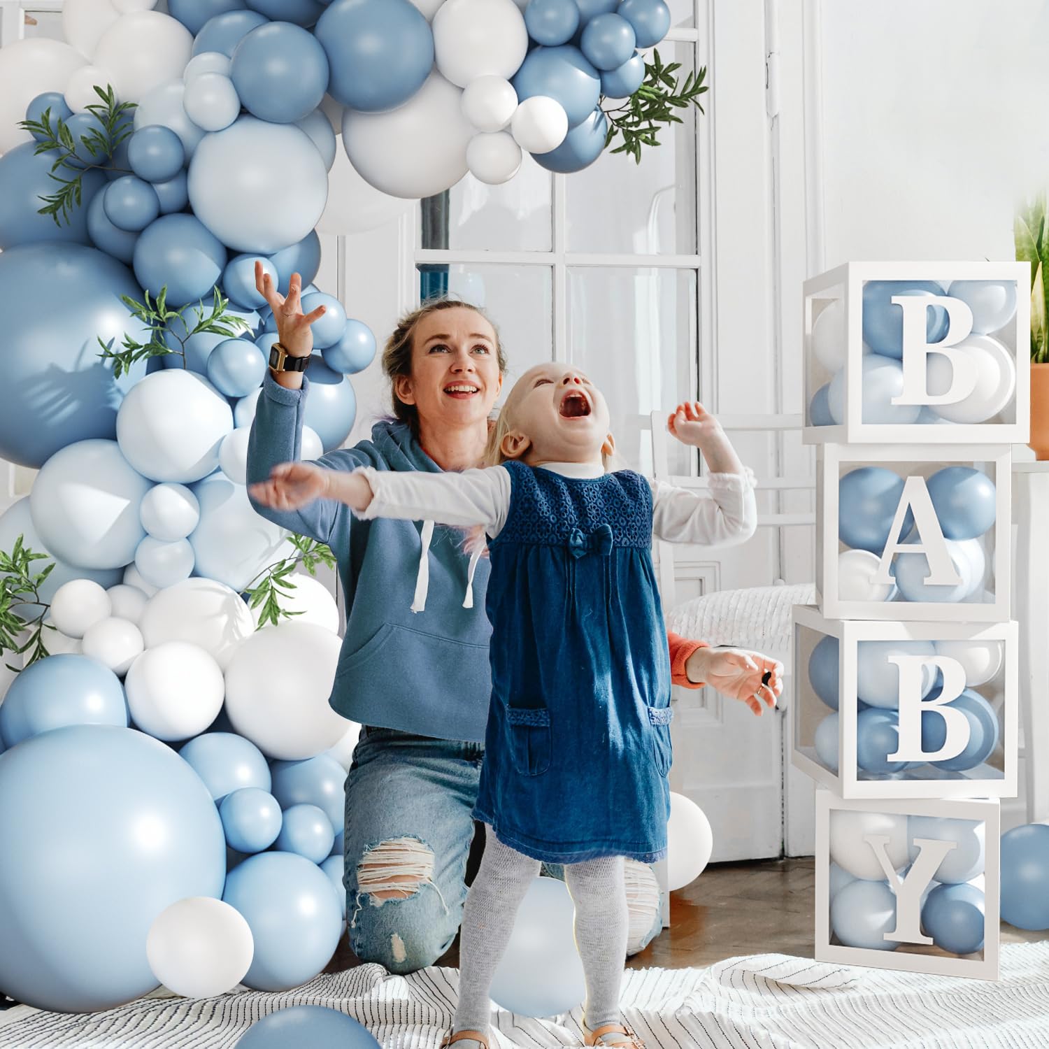 CROSSFINGERS letters balloons kit lets you spell a name or message.