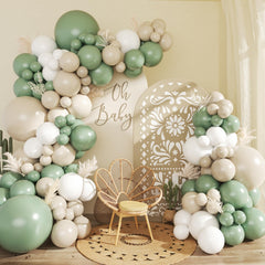 CROSSFINGERS sage green arch kit packaging for an easy, photo-ready backdrop.