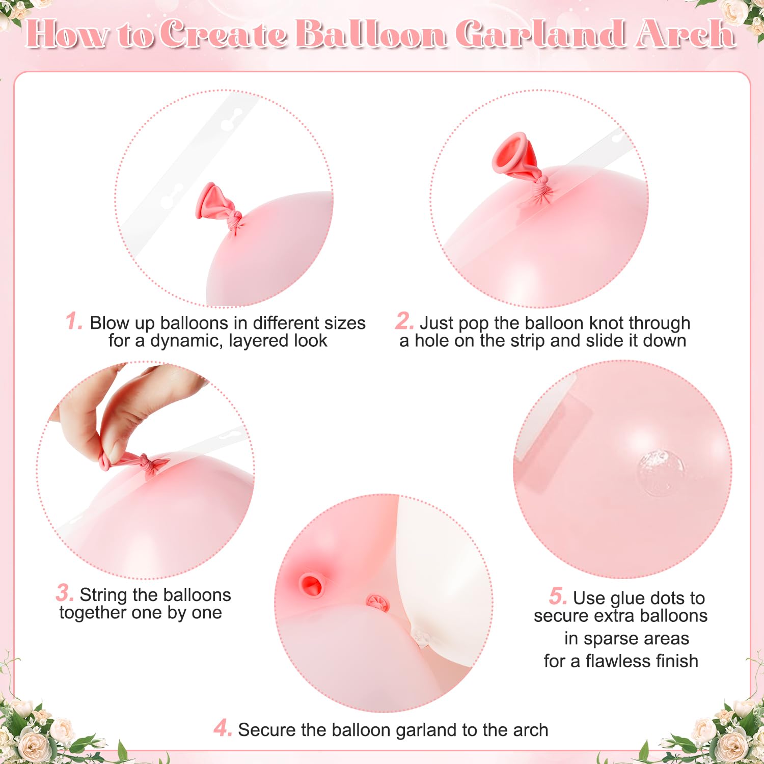 CROSSFINGERS unboxing and packaging reveals ready-to-use balloon arch kit.
