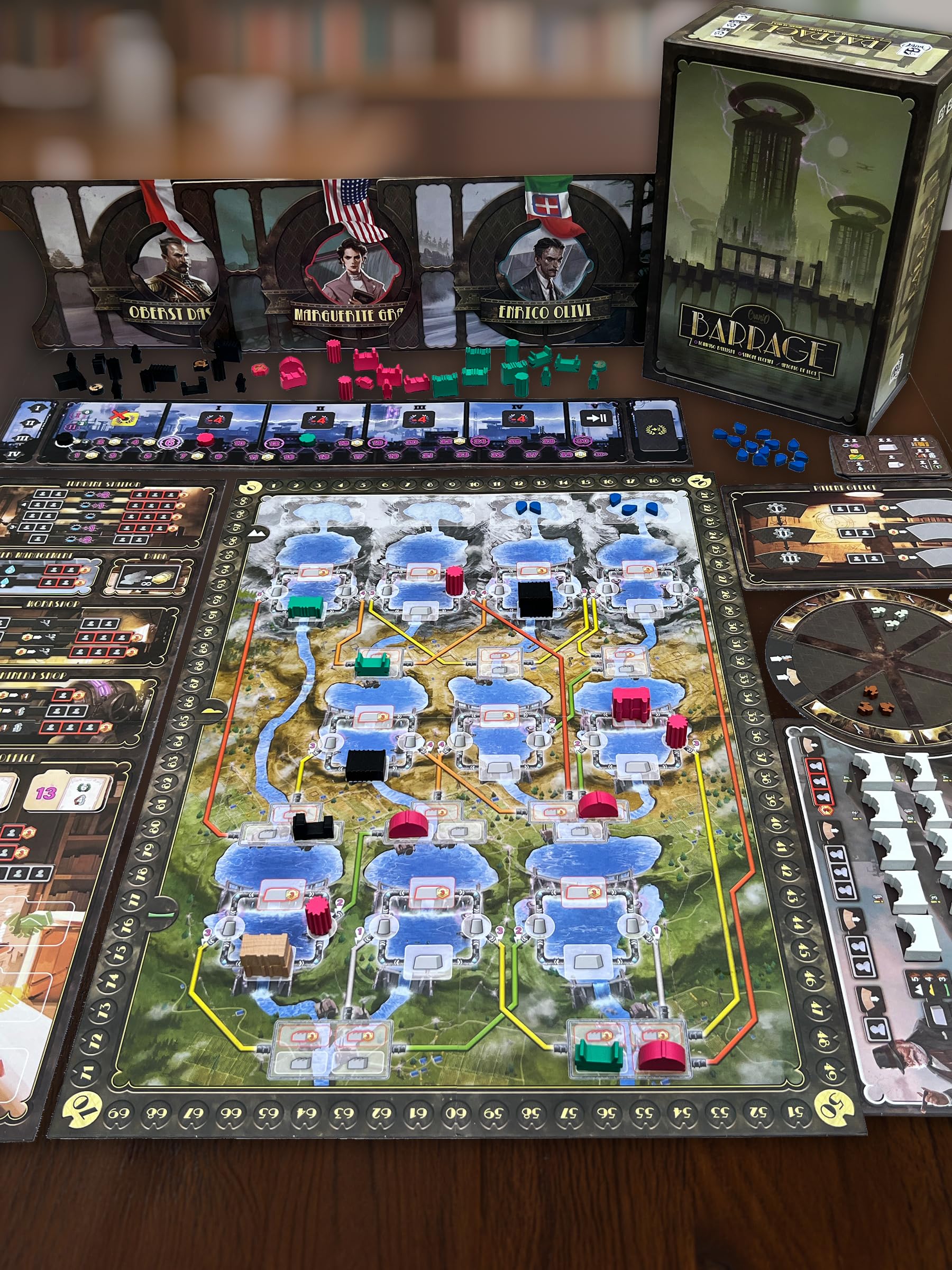 Crowd Games Barrage engine-building components and chips