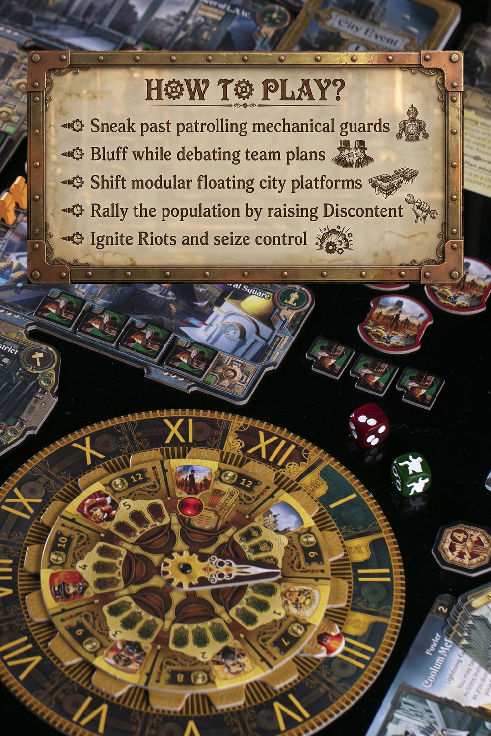 CrowD Games Great Machine figure commands an imposing steampunk presence.