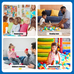 CROWNZONEE indoor-outdoor play space supports imaginative games and toy storage.