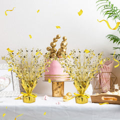 Crowye gold star centerpiece suitable for Christmas and New Year tables