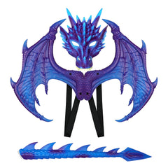 CRTEPST dragon mask for kids, lightweight and comfortable for imaginative play