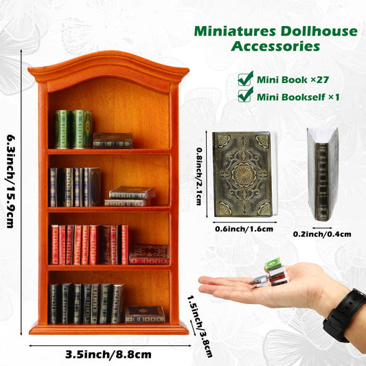 Crtiin birch dollhouse bookshelf showing durable craftsmanship