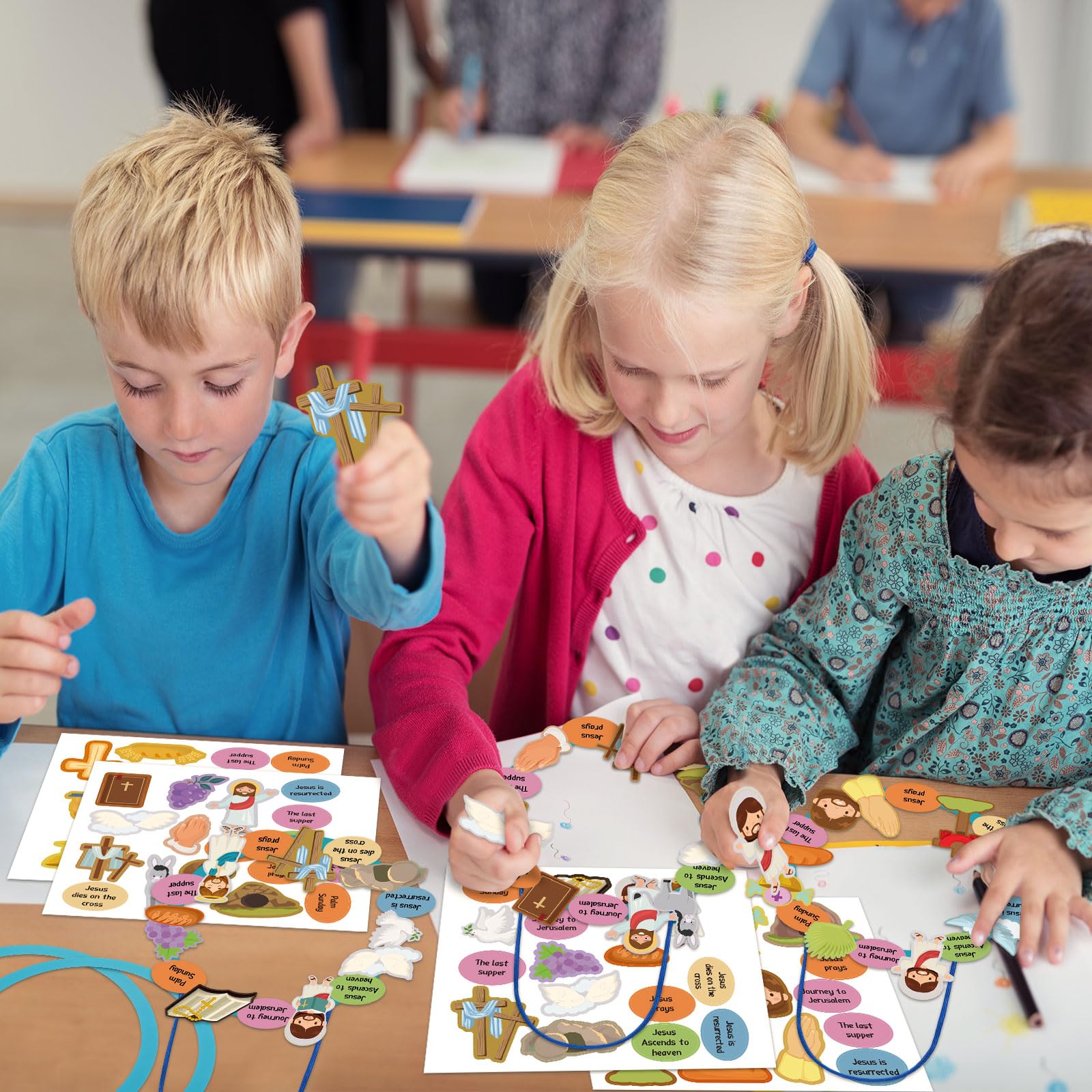 Crtiin DIY wreath kit encourages creative play and Easter learning at home