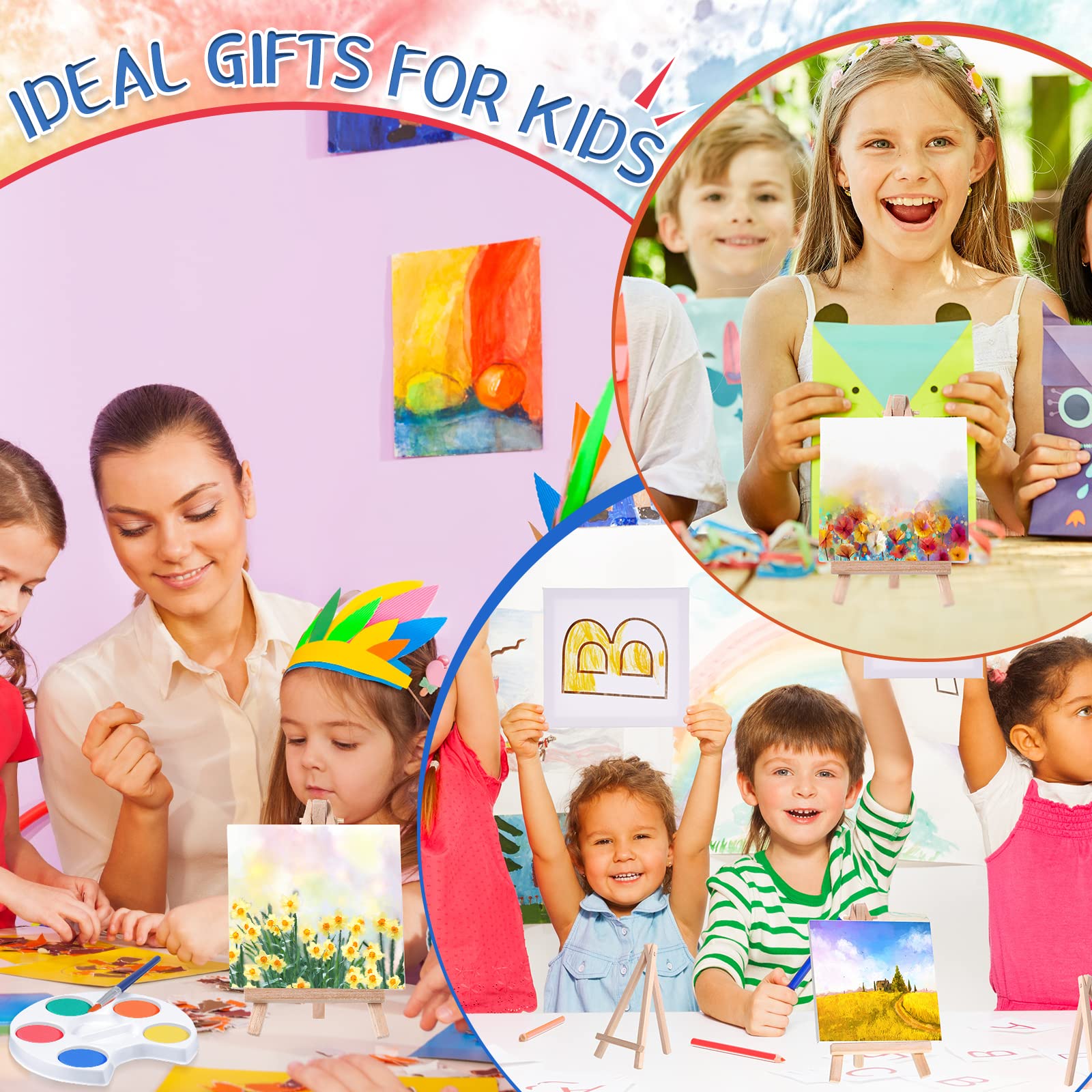 Crtiin 24-piece painting set ideal for group projects and gifting