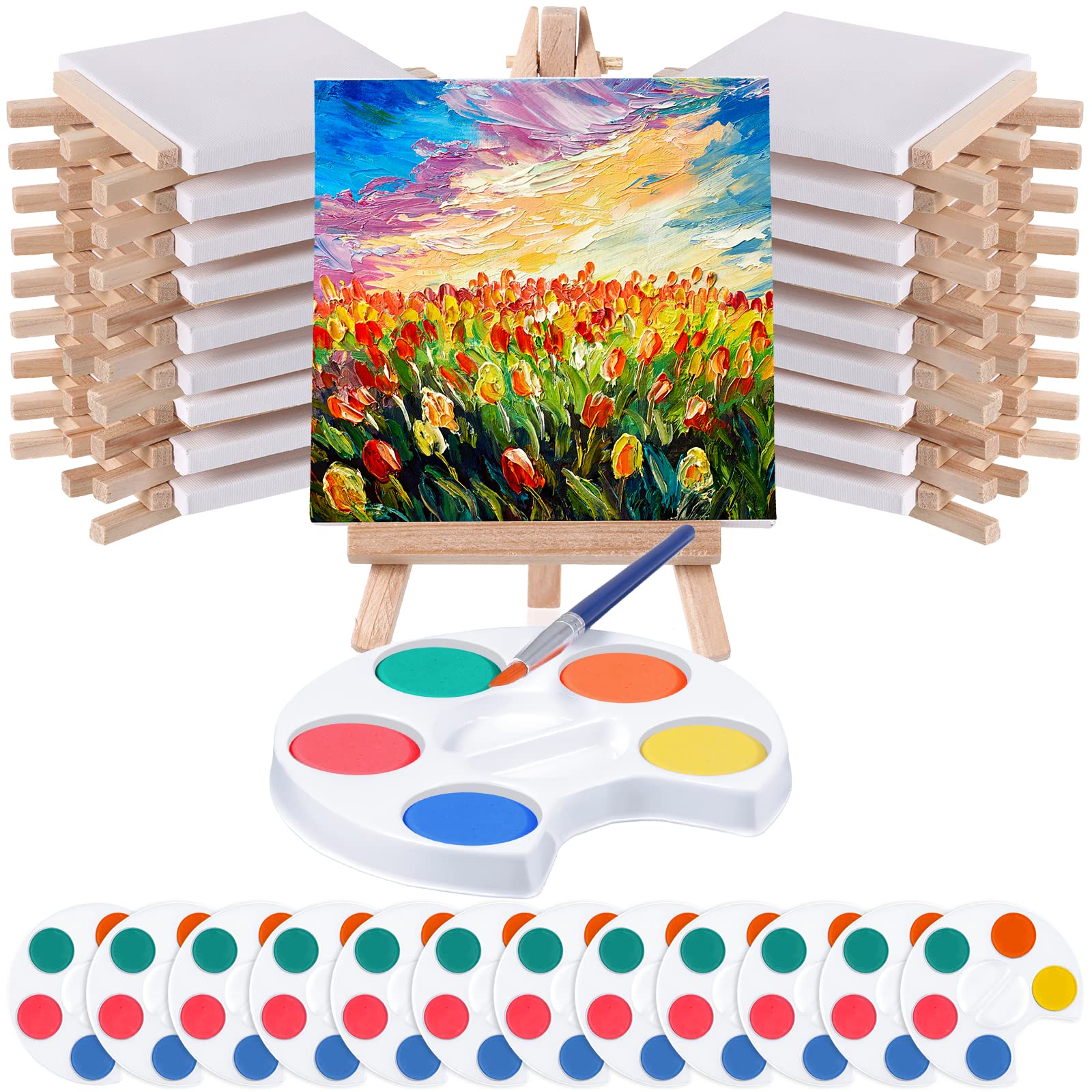 Crtiin mini canvas 4x4 inch for kids' painting at home