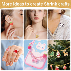 CRTWDMAN Instruction manual guides beginners toward successful shrink art projects.