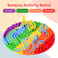Cruleen sensory board hands-on play demonstrating fine motor skill development