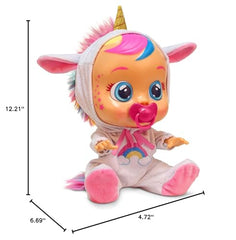 Cry Babies Dreamy Unicorn doll ready for cuddles and storytelling adventures