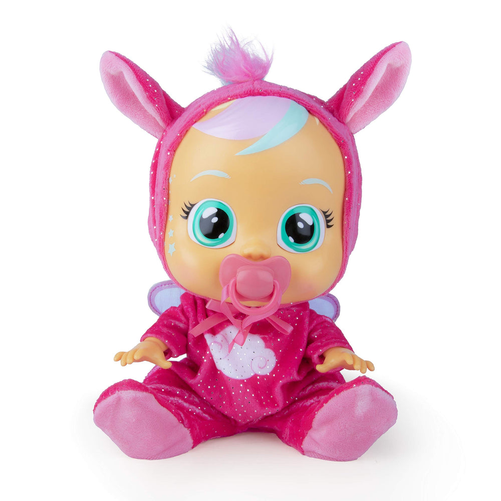 Cry Babies Hannah pacifier removal cry emphasizes authentic baby sounds.