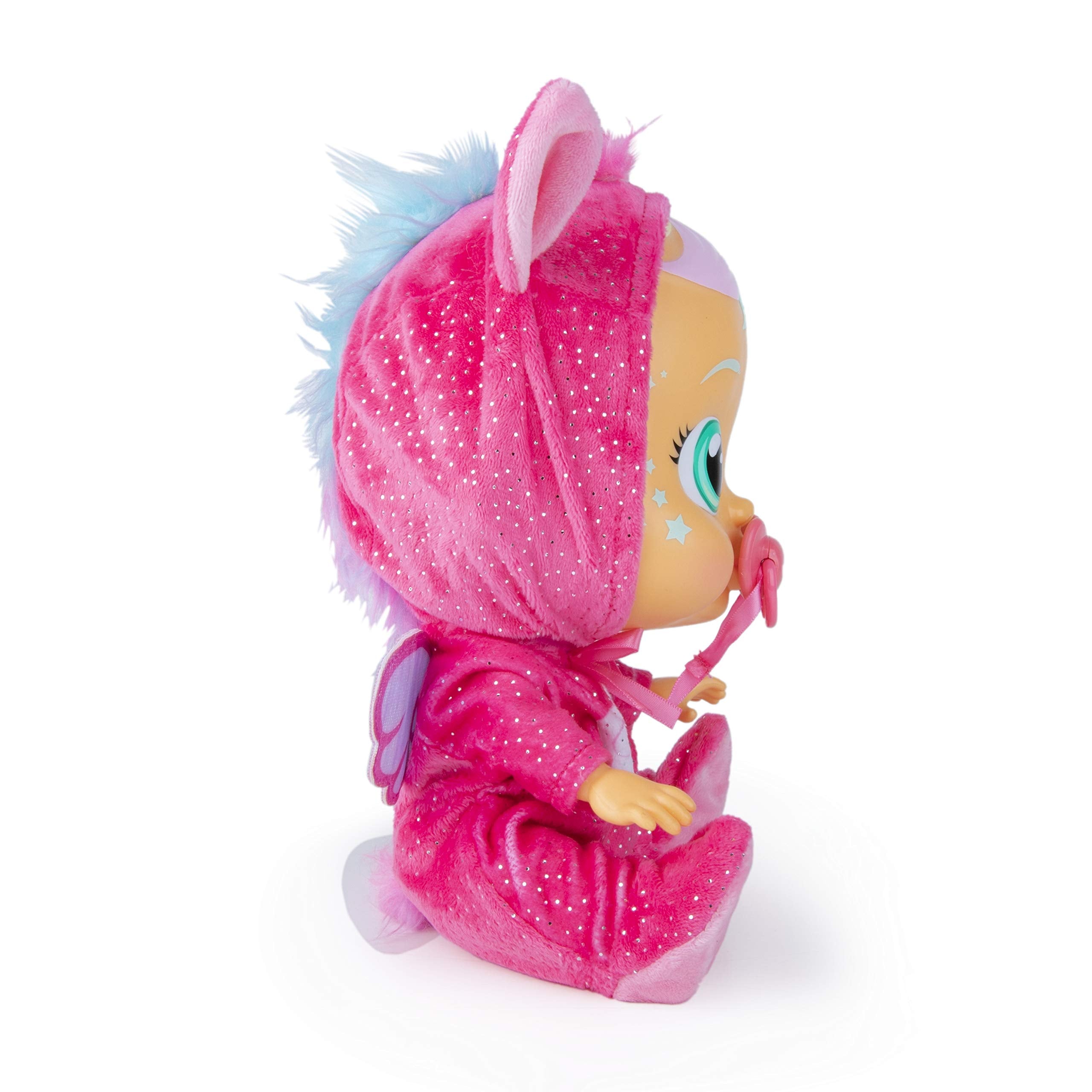 Cry Babies Hannah Pegasus pajamas close-up showcases soft fabric and details.