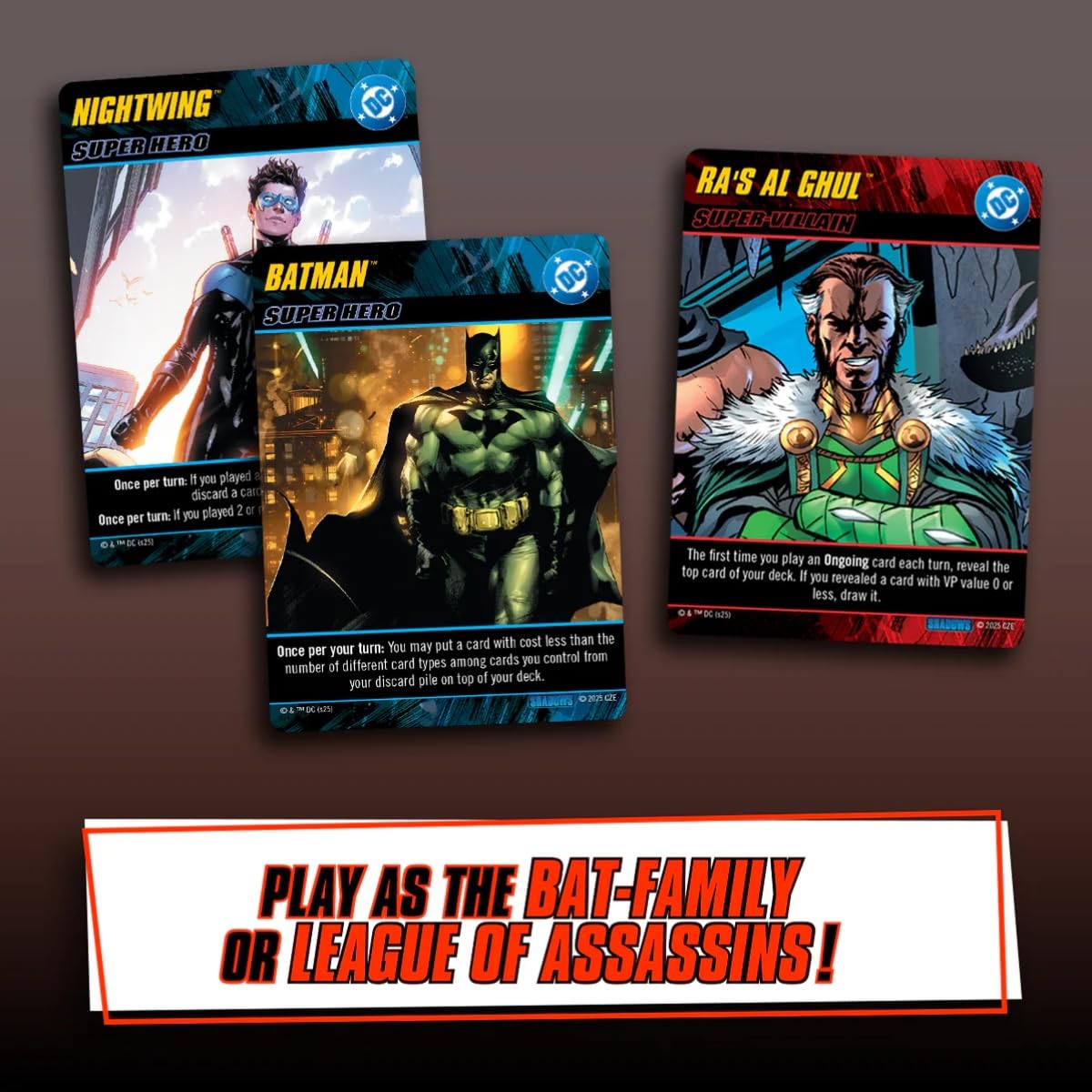 Cryptozoic Arkham Asylum Shadows bribe cards speed strategic plays.