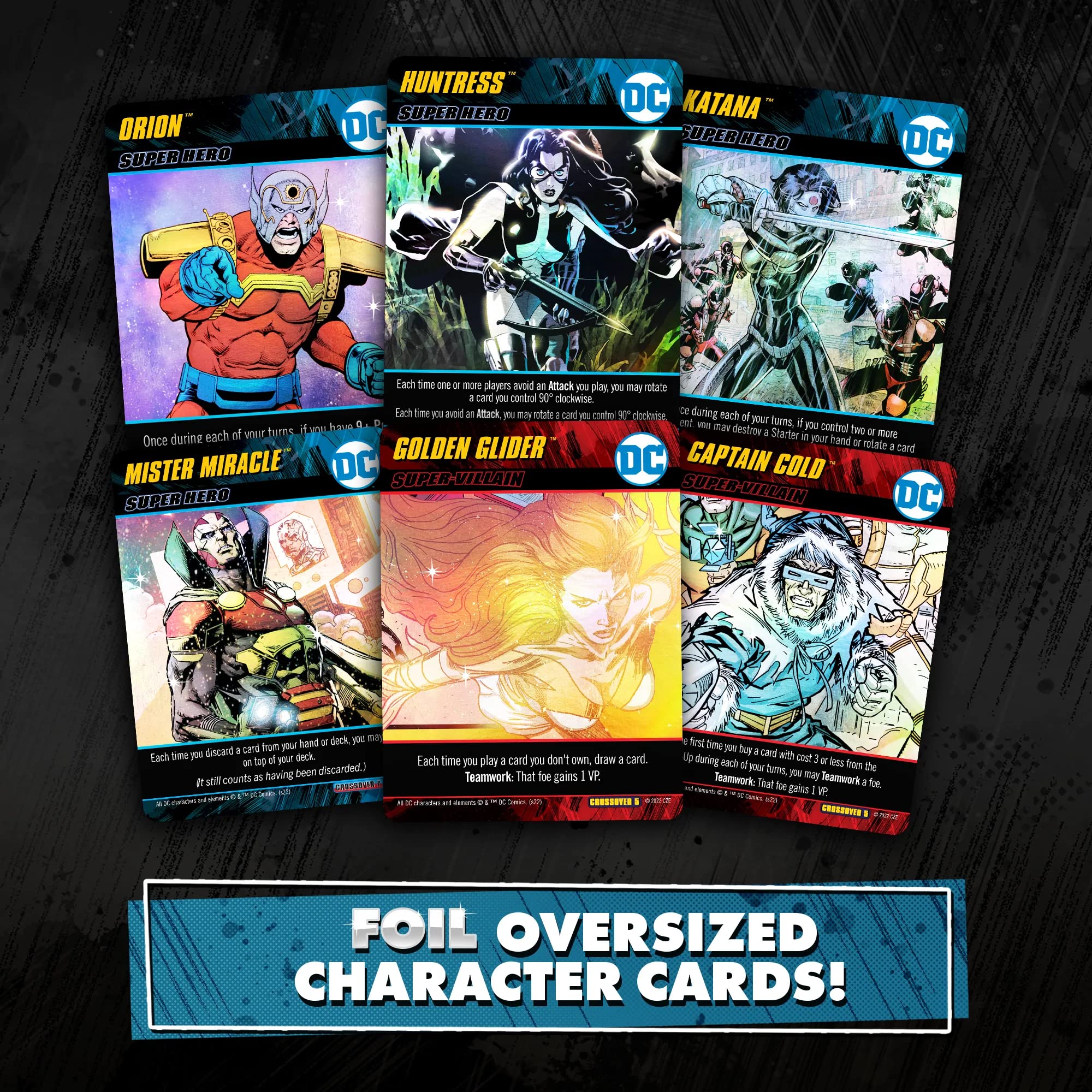 Cryptozoic Entertainment's Birds of Prey pack introduces rotation mechanics and agile teams for flexible strategy.
