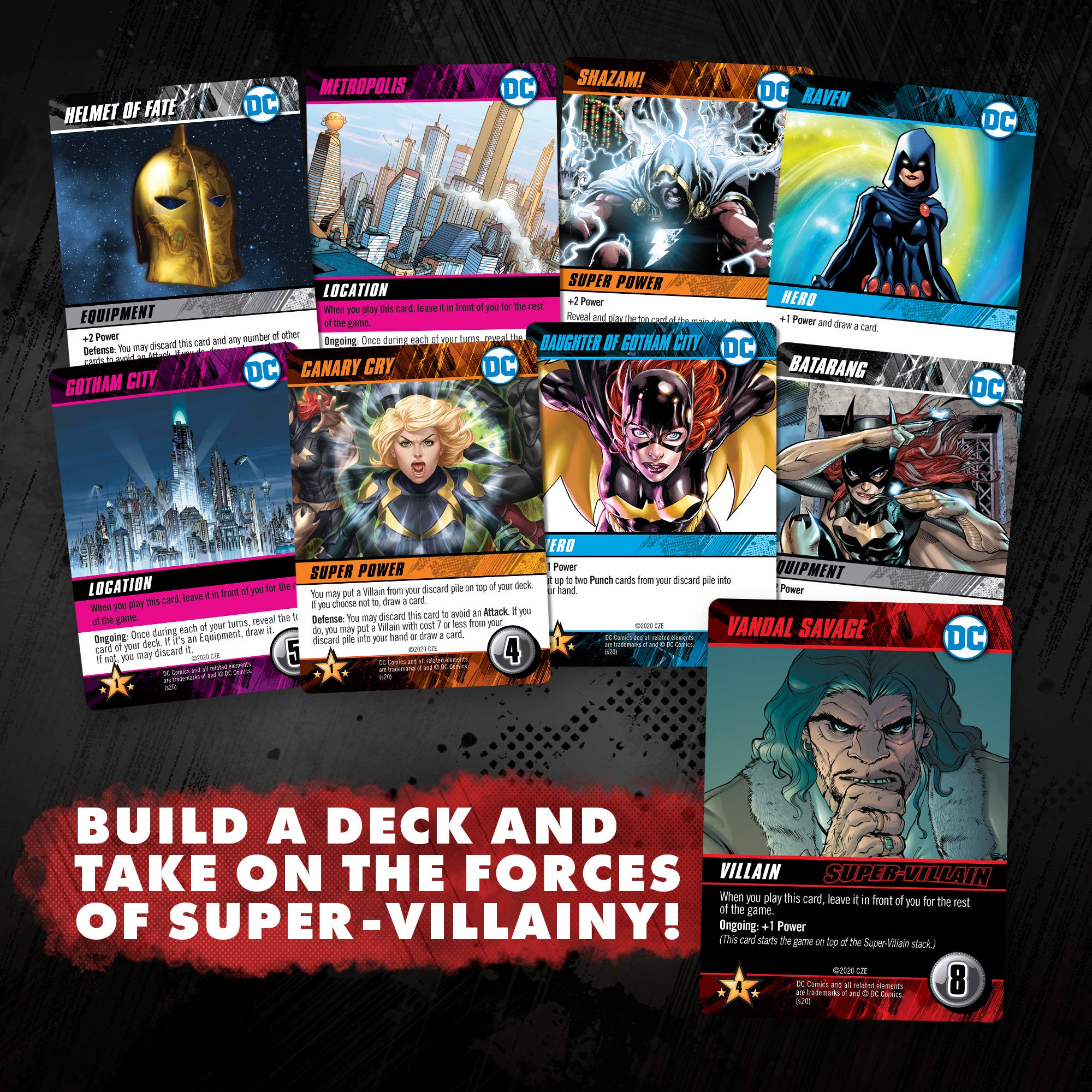 Cryptozoic DC Deck-Building Game: Heroes Unite Batgirl card inspires bold strategy.