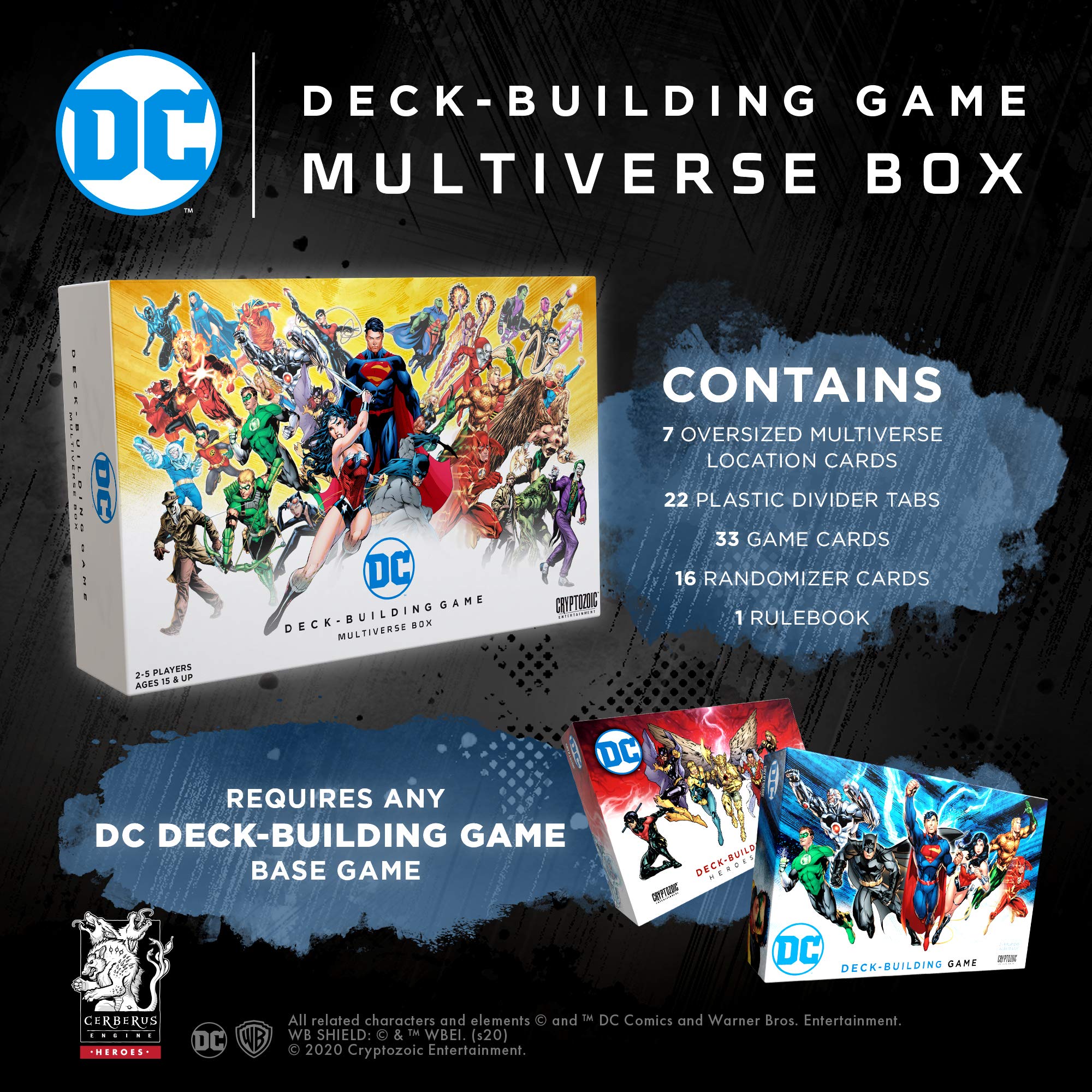 Randomizer cards add variety to play sessions