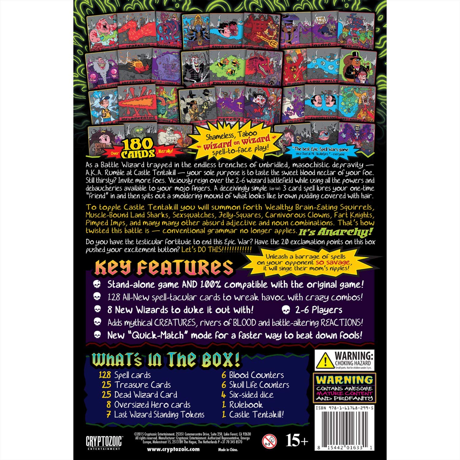 Cryptozoic Epic Spell Wars 2 artwork reveals 100+ humorous illustrations