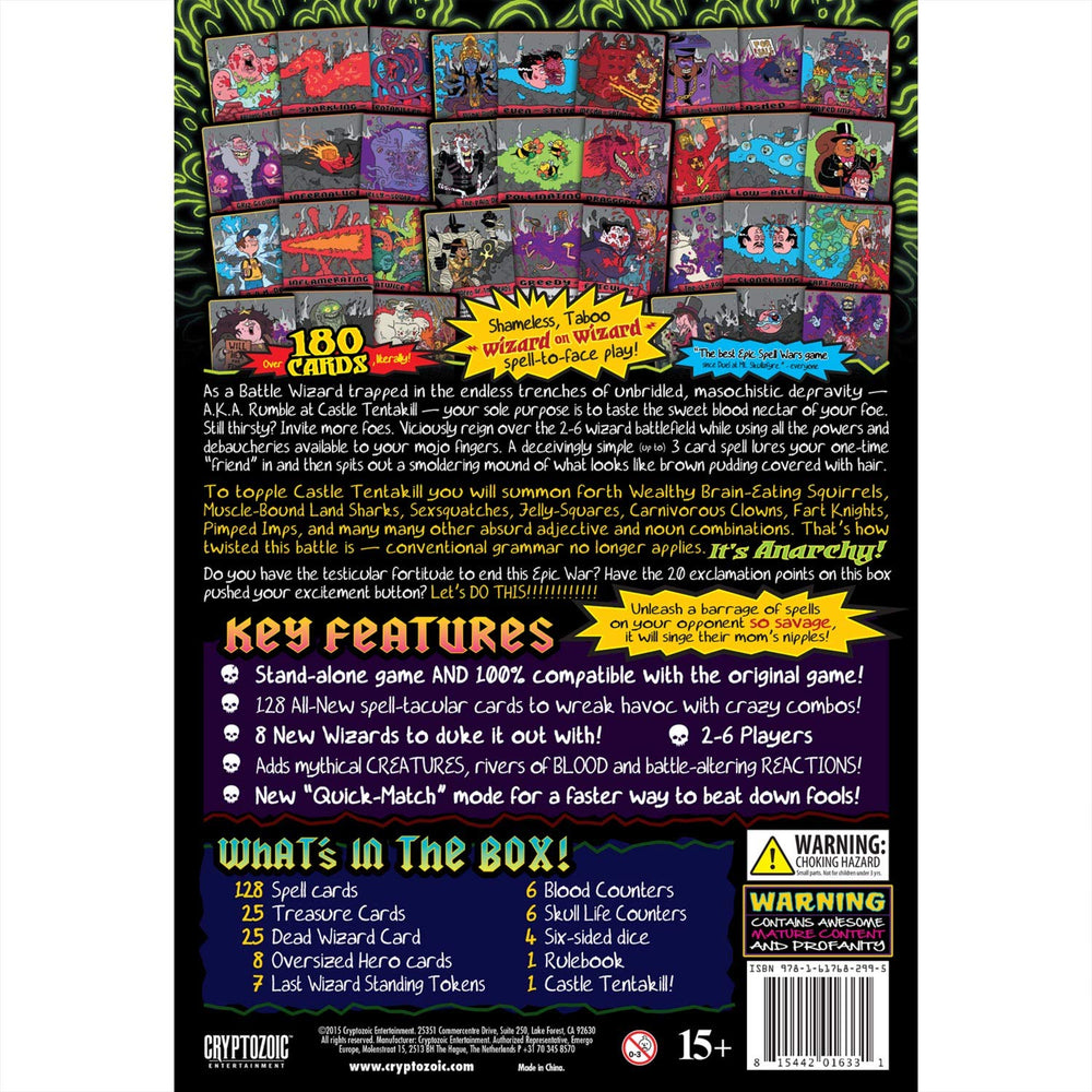 Cryptozoic Epic Spell Wars 2 artwork reveals 100+ humorous illustrations