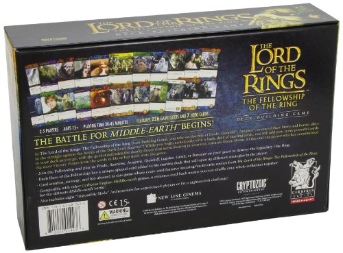 Cryptozoic Lord of the Rings oversized hero cards for memorable heroes and tactics