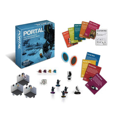 Cryptozoic Portal Uncooperative miniatures visual: iconic test subjects and lab elements in vivid detail.