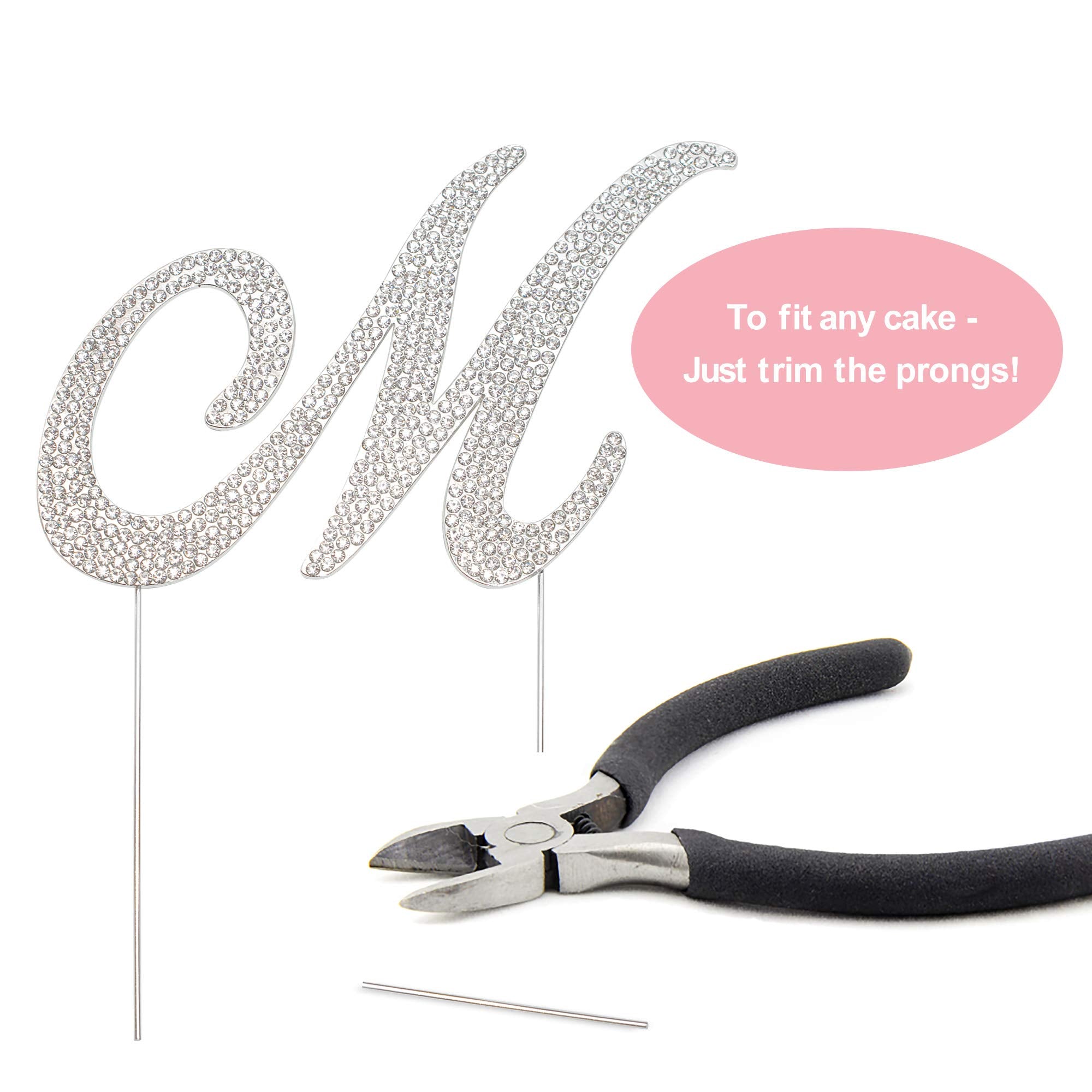 Crystal Creations height-adjustable prongs fit most cakes