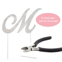 Crystal Creations height-adjustable prongs fit most cakes