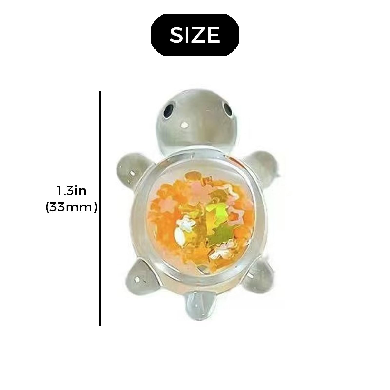 CRZQXOUR glowing turtle sequin colors offer bright accent options.
