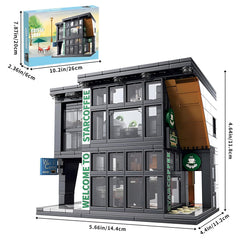 CSNRHG Coffee Shop Building Blocks: leisure sofa zone for cozy role-play moments.