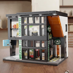CSNRHG Coffee Shop Building Blocks: compact dimensions fit neatly in any room.