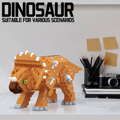 CSNRHG Triceratops dinosaur model decor for stylish room display.