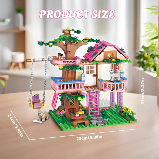 CSNRHG Dream Tree House balcony and greenery adds cozy overlooked scenes.