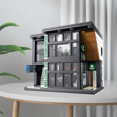 CSNRHG Coffee Shop Building Blocks: high-quality ABS materials ensure durability.