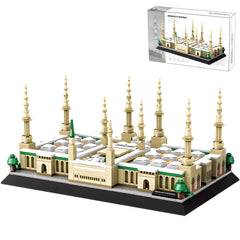 CSNRHG Medina Prophet Mosque model—close-up exterior details for cultural education and mindful play.
