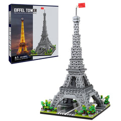 CSNRHG Paris Eiffel Tower model assembly in progress for a satisfying build