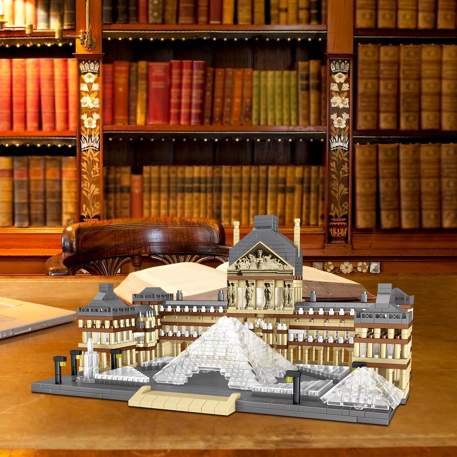 CSNRHG Louvre model assembly kit supports hands-on learning and fine motor skills.
