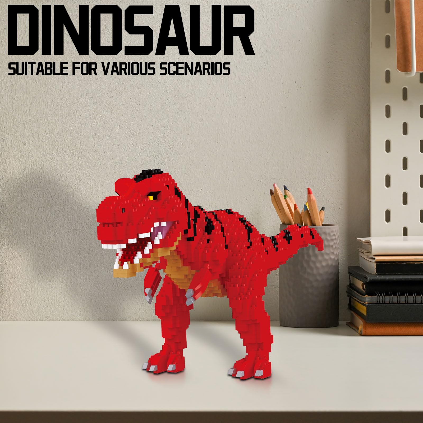 CSNRHG Torvosaurus pieces layout emphasizes organization during build
