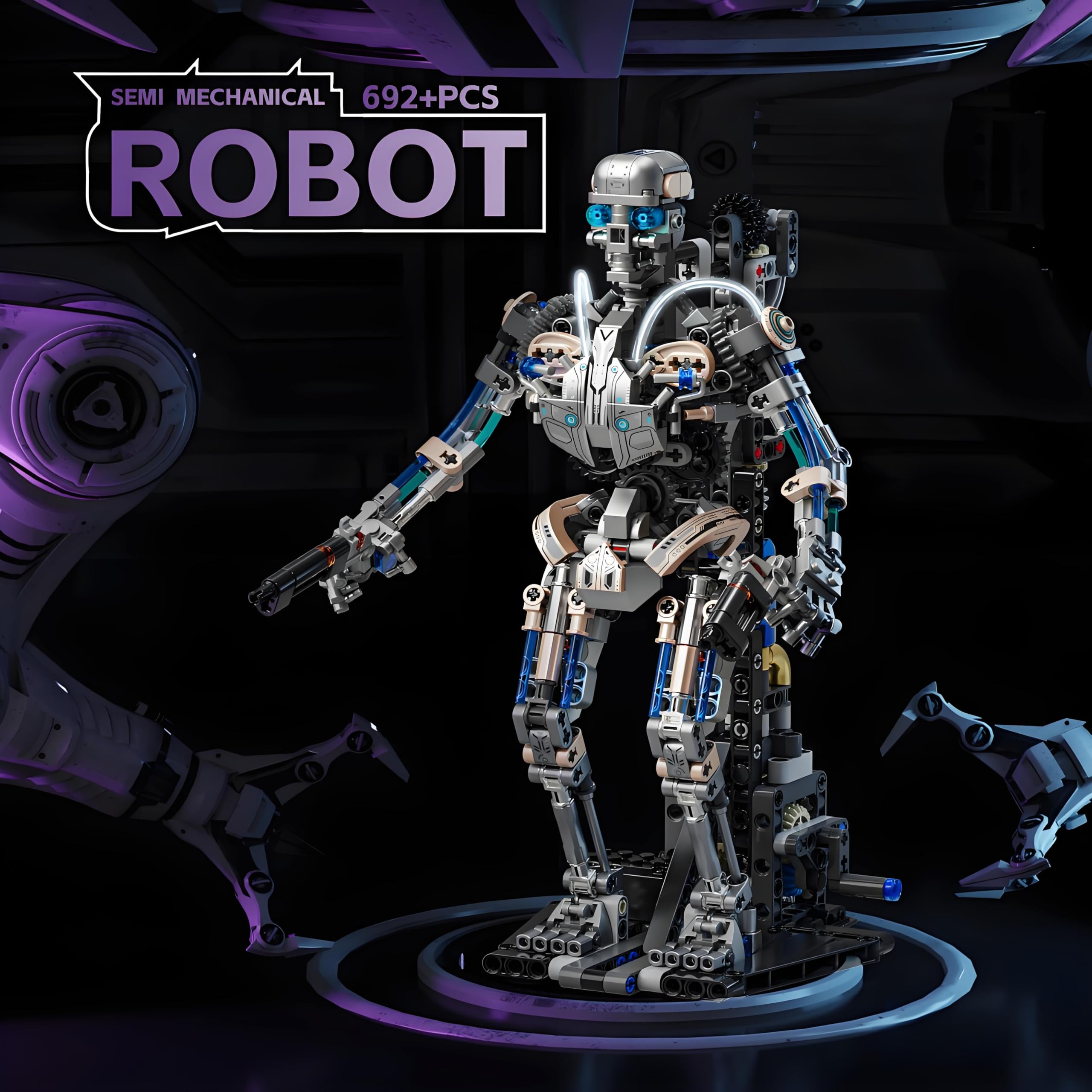 CSNRHG twistable torso robot close-up showing joints for dynamic play.