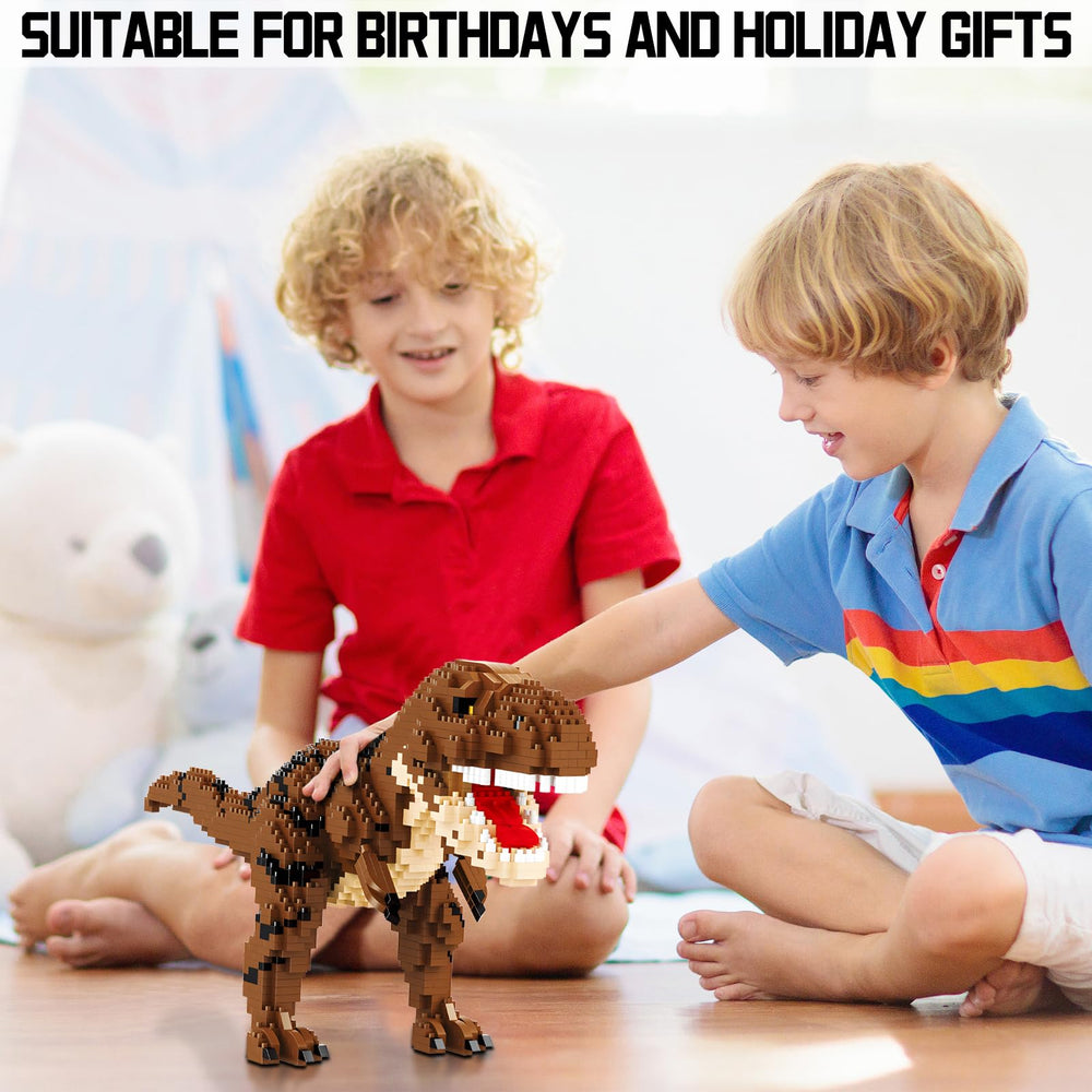 CSNRHG Tyrannosaurus blocks invite solo builds and family creativity