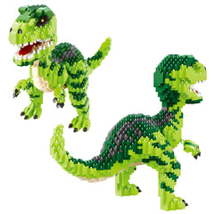  CSNRHG Velociraptor with kids demonstrates hands-on creativity
