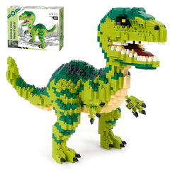 CSNRHG Velociraptor model assembly shows lifelike posture for immersive building