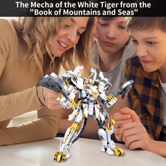 CSNRHG White Tiger Samurai mech play scenario images suggest imaginative battles and display