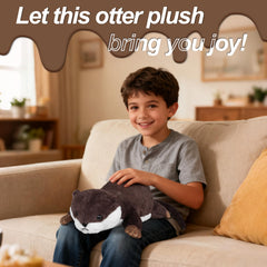 CSVBTRF otter plush enhances bedroom decor with playful touch.