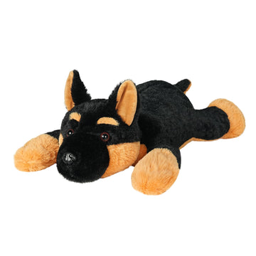 CSVBTRF German Shepherd weighted plush 20-inch for comforting hugs at bedtime.