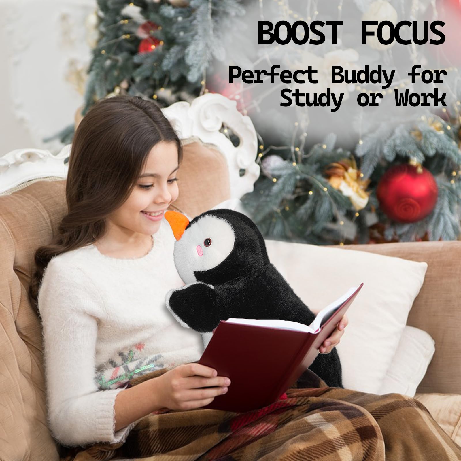 CSVBTRF penguin plush creates a cozy travel companion