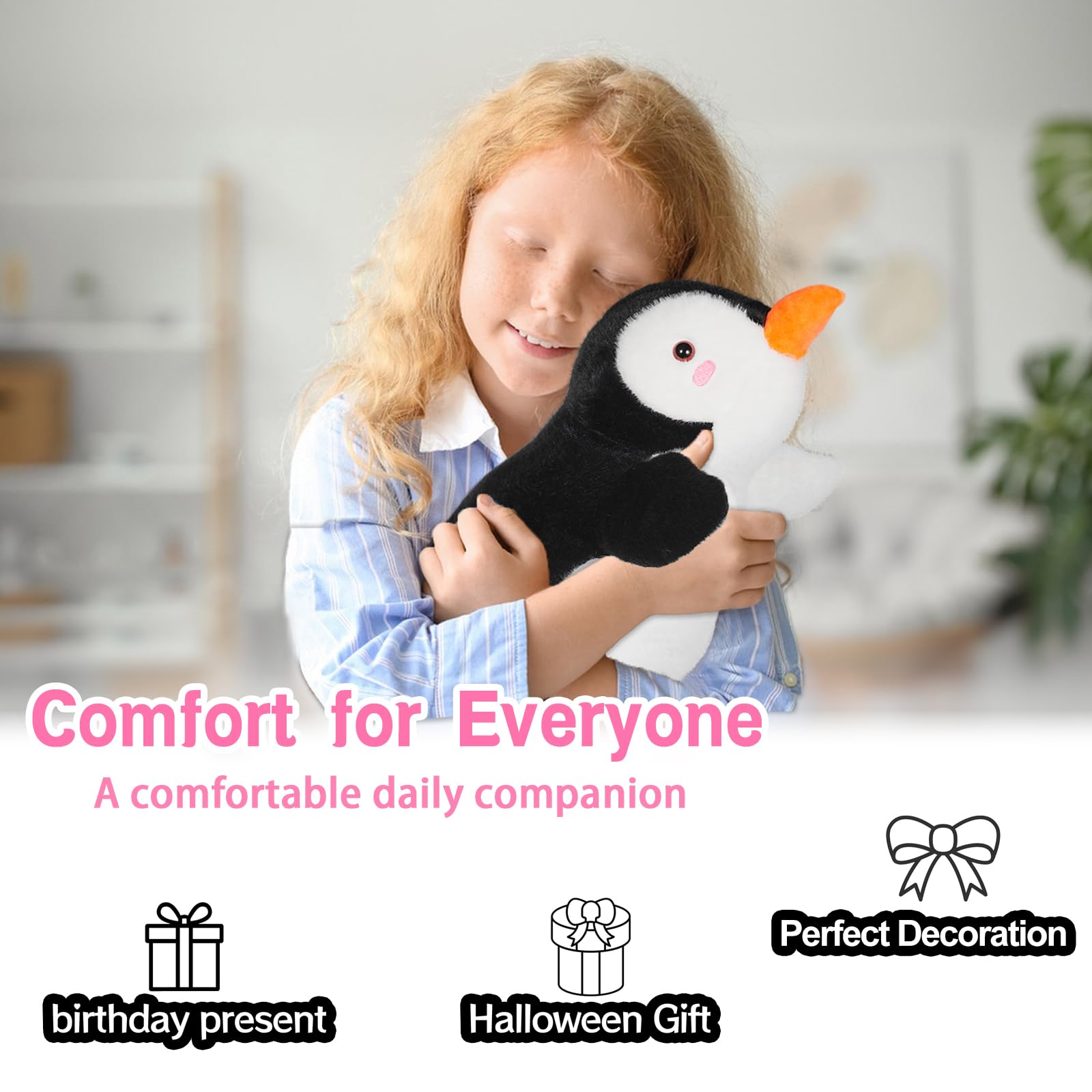 CSVBTRF weighted penguin plush provides comforting heft for calm moments
