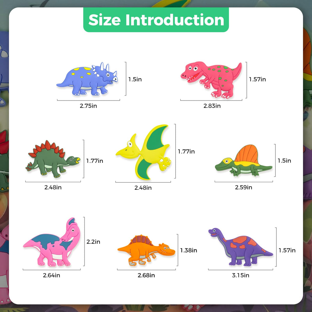 CTIANWXY dinosaur fridge magnet kids holding shows easy manipulation for tiny hands