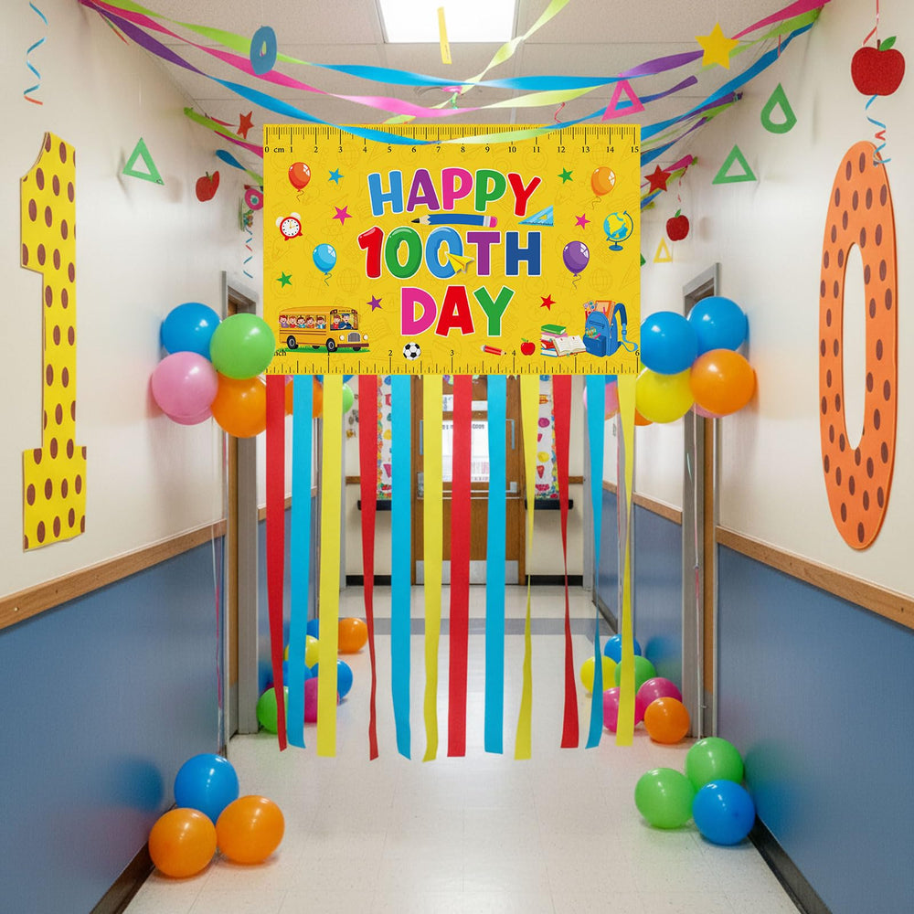 Ctosree Colorful tassel bottom banner bright and eye-catching.