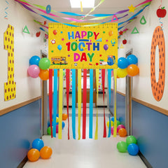 Ctosree Colorful tassel bottom banner bright and eye-catching.